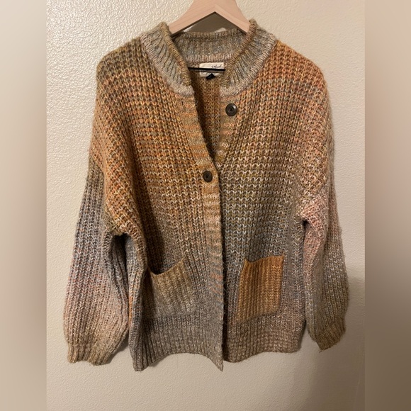 Universal Thread Earthtone Ombré Grandpa Cardigan - Picture 1 of 7